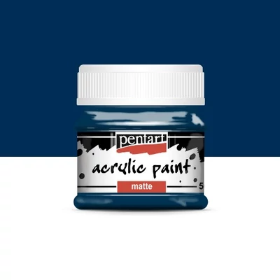 Pentart matt akrilfesték 50 ml indigókék