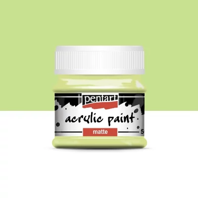 Pentart matt akrilfesték 50 ml limetta