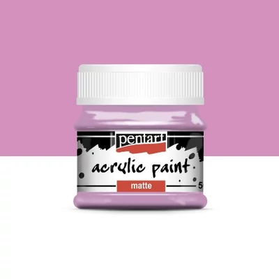 Pentart matt akrilfesték 50 ml málna