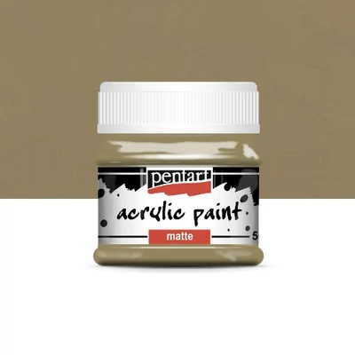 Pentart matt akrilfesték 50 ml sólyombarna
