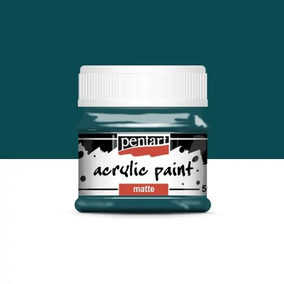 Pentart matt akrilfesték 50 ml türkizkék
