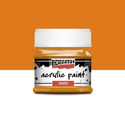 Pentart matt akrilfesték 50 ml sárgásvörös agyag