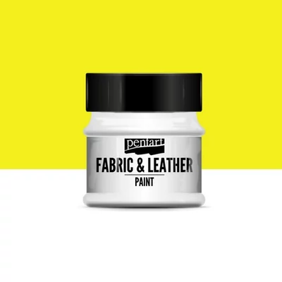Pentart textil és bőrfesték sárga 50 ml