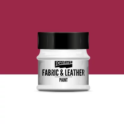 Pentart textil és bőrfesték bordó 50 ml