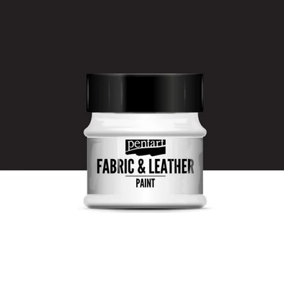Pentart textil és bőrfesték fekete 50 ml