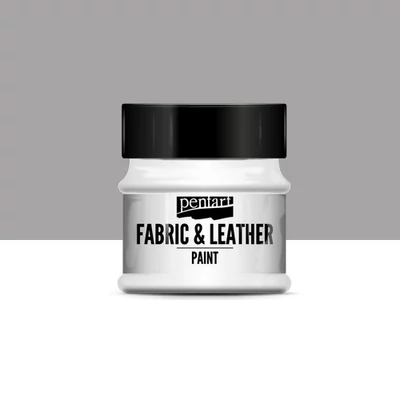 Pentart textil és bőrfesték ezüst 50 ml