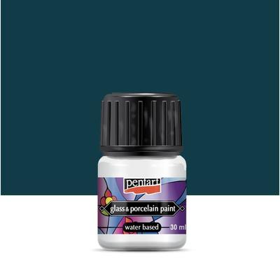 Pentart üveg és porcelánfesték türkizzöld 30 ml
