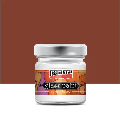 Pentart üvegfesték oldószeres barna 30 ml