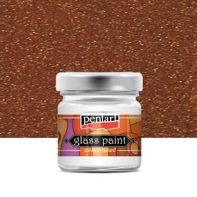 Pentart üvegfesték oldószeres metál bronz 30 ml