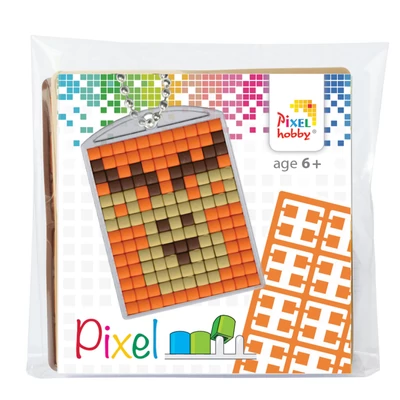 Pixel kulcstartó szett szarvas  (alaplap+3 szín)
