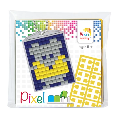 Pixel kulcstartó szett egérke  (alaplap+3 szín)