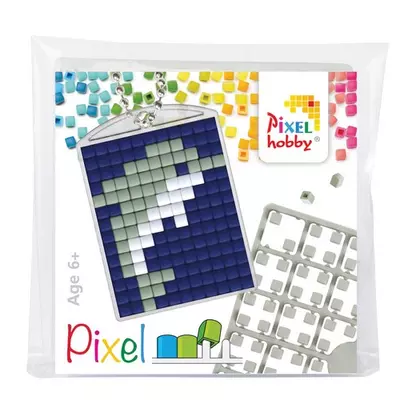 Pixel kulcstartó szett Delfin  (alaplap+3 szín)