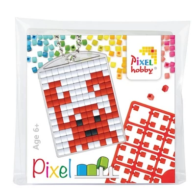 Pixel kulcstartó szett Rák  (alaplap+3 szín)