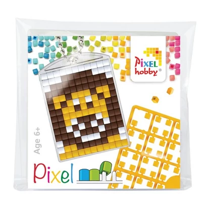 Pixel kulcstartó szett Oroszlán  (alaplap+3 szín)