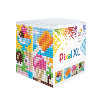 Pixel XL kocka fagyi 4 db 6x6 cm kép (4 alaplap+12 XL szín)
