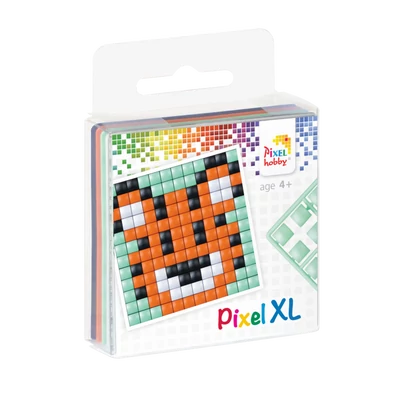 Pixel XL szett tigris 6x6 cm (1 alaplap+4 XL szín)