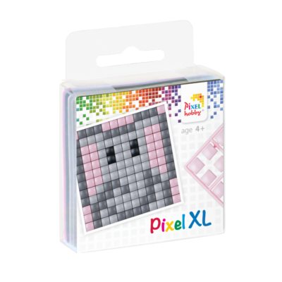 Pixel XL szett elefánt 6x6 cm (1 alaplap+4 XL szín)