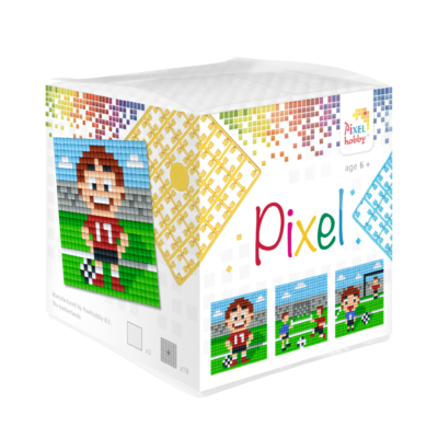 Pixel kocka focis 3 db 6x6 cm kép (3 alaplap+18 szín)