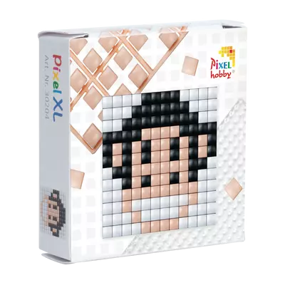 Mini Pixel XL szett majom 6x6 cm (1 alaplap+3 XL szín)