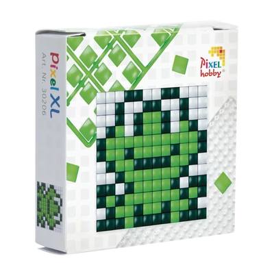 Mini Pixel XL szett béka 6x6 cm (1 alaplap+3 XL szín)