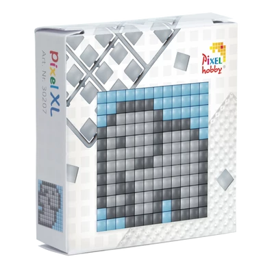 Mini Pixel XL szett elefánt 6x6 cm (1 alaplap+3 XL szín)