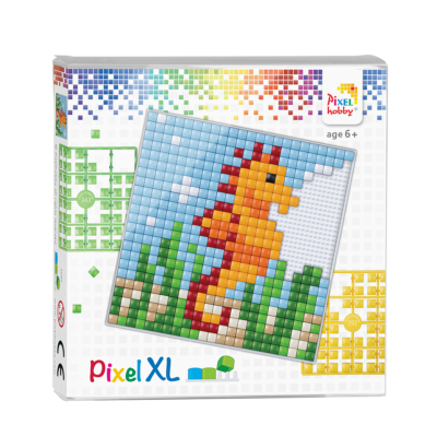 Pixel XL szett  csikóhal 12x12 cm (4 alaplap+16 szín)