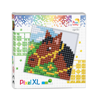 Pixel XL szett  ló 12x12 cm (4 alaplap+16 szín)