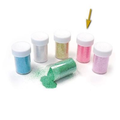 Csillámpor tégelyes 15 g pink