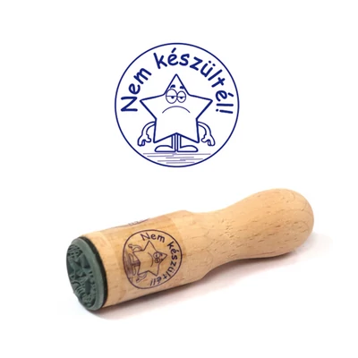 Fa jutalmazó nyomda "Nem készltél!" 2×7 cm