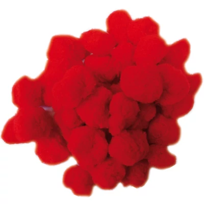 Pompom piros 30 mm 30 db