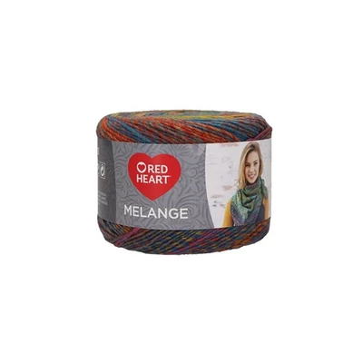 Red Heart Melange kötőfonal "szivárvány"
