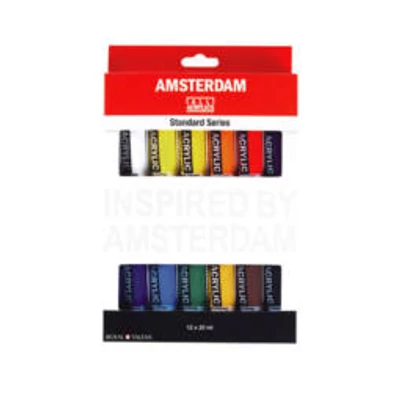 Talens Amsterdam Akrilfesték készlet 12×20 ml