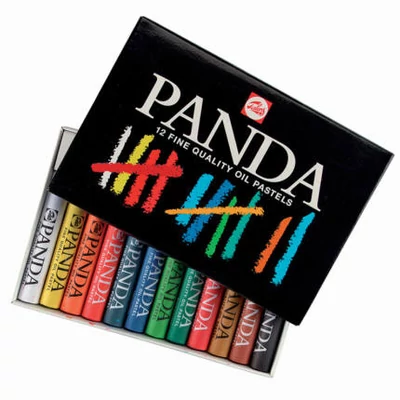 Panda olajpasztell kréta készlet 12 db-os 