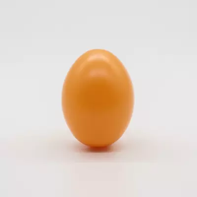 Műanyag tojás narancs 6 cm