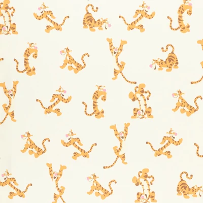 Pamutvászon disney tigris krém alapon