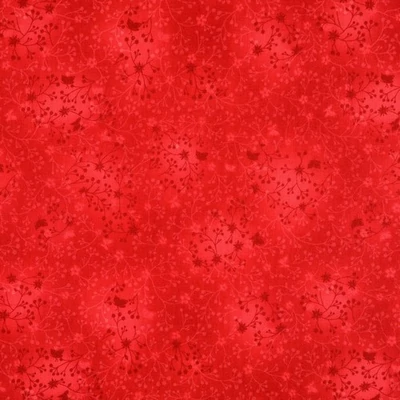 Pamutvászon kapros piros