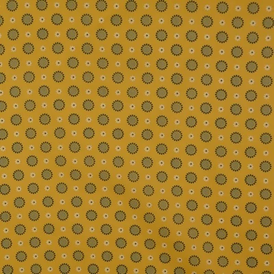 Pamutvászon daisy aranyokker