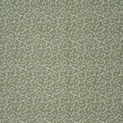 Lonetta vászon sűrű inda mintás pasztell zöld