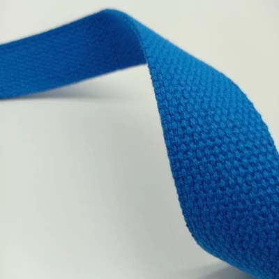 Heveder 3 cm-es pamut – élénkkék