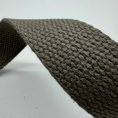 Heveder 3 cm-es pamut - világosszürke