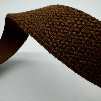 Heveder 3 cm-es pamut – csokibarna